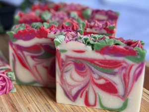 Cranberry Balsam cold process soap